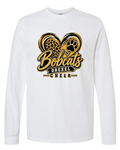 Crew Neck - White - Cheer Heart