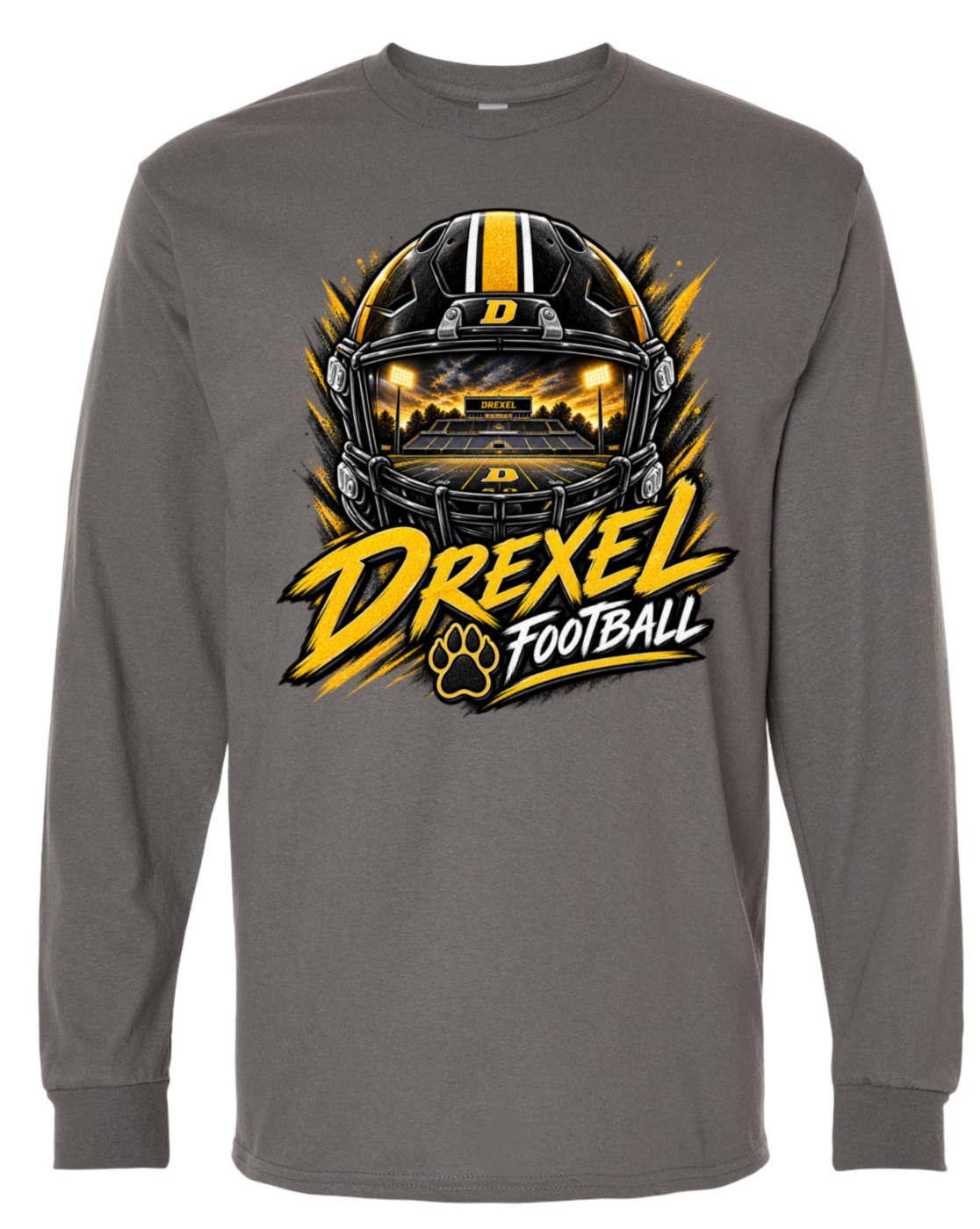 Long Sleeve - Charcoal - Helmet Stadium