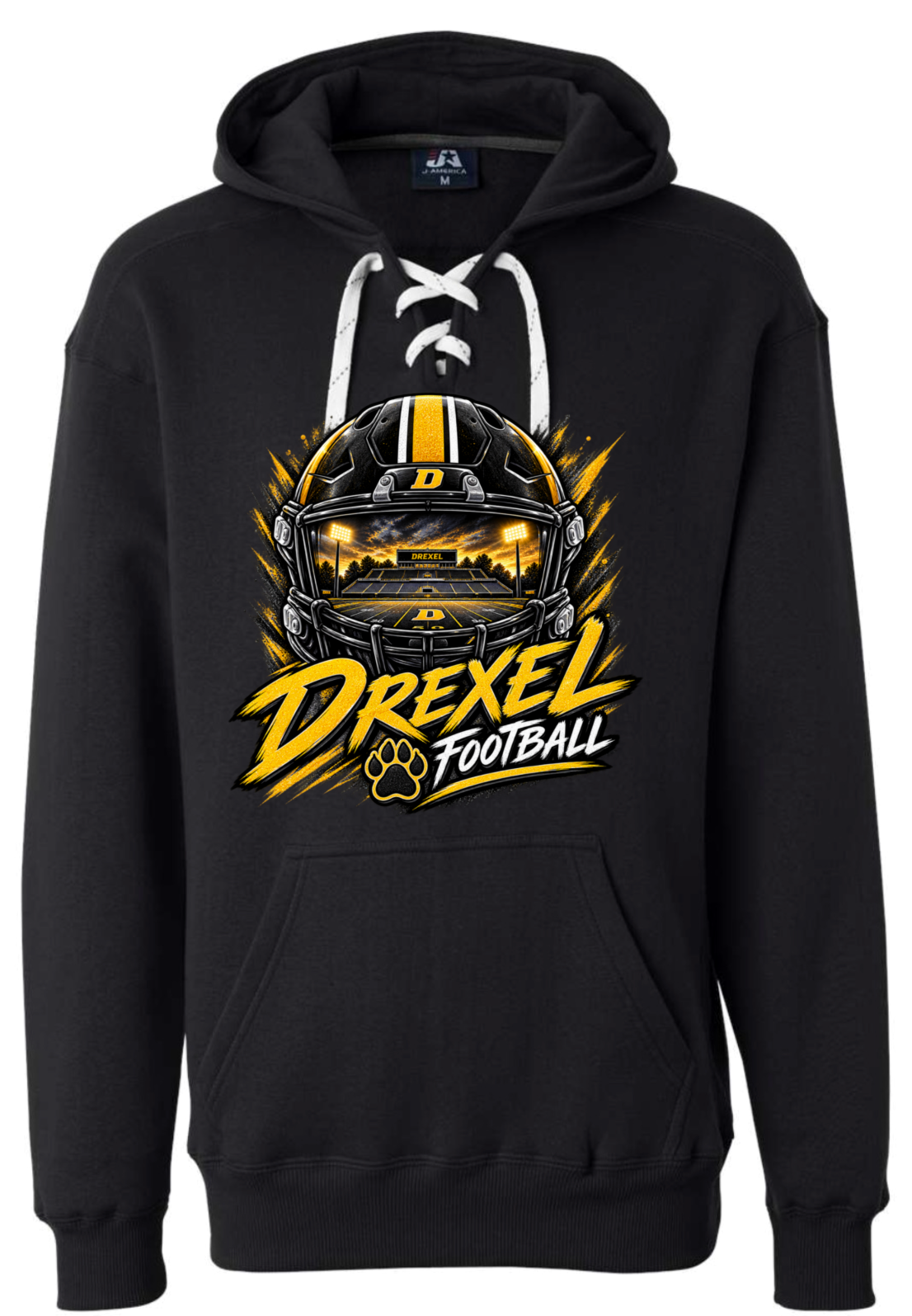 Hoodie lace - Black - Helmet Stadium