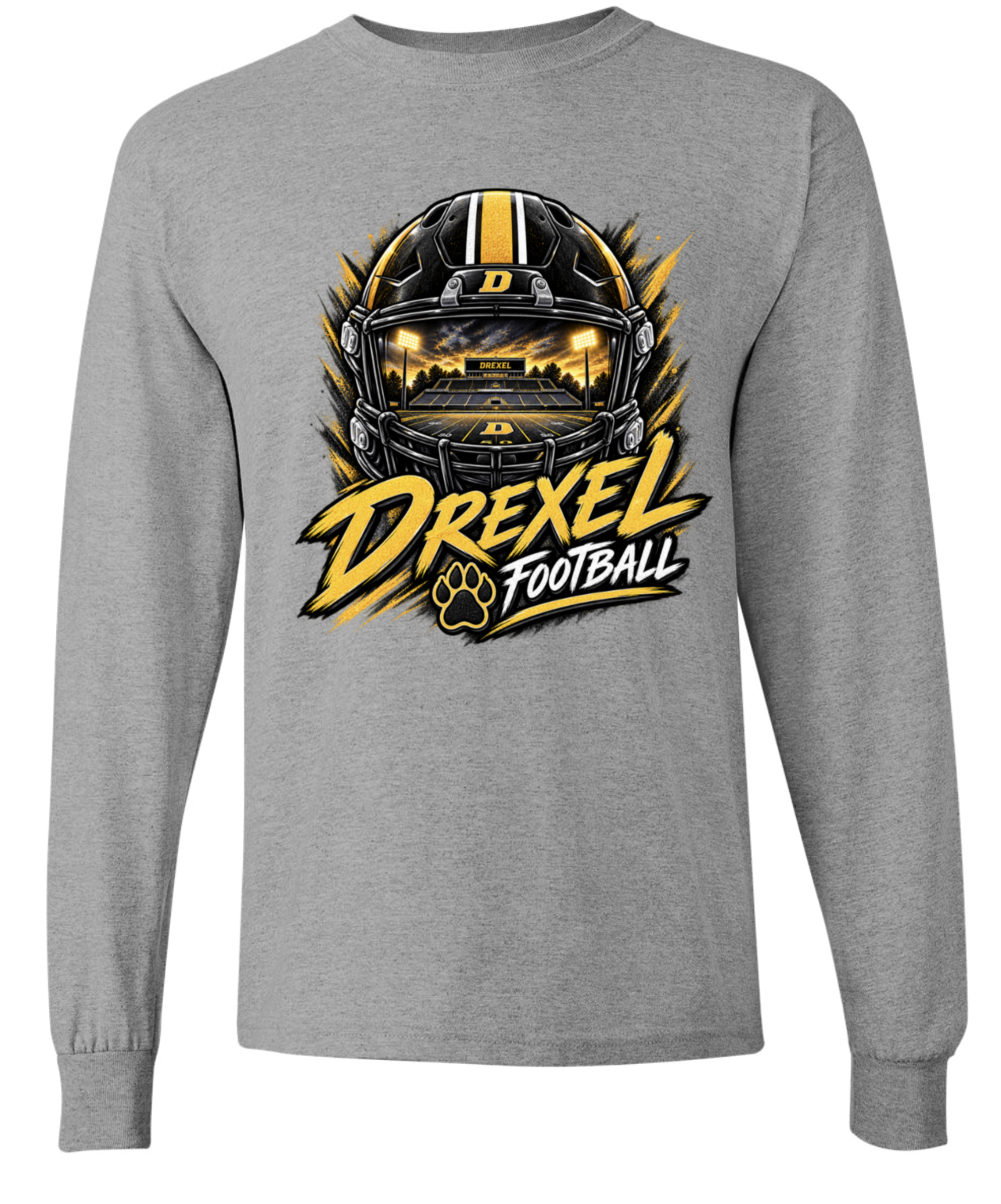 Long Sleeve - Sport Grey - Helmet Stadium