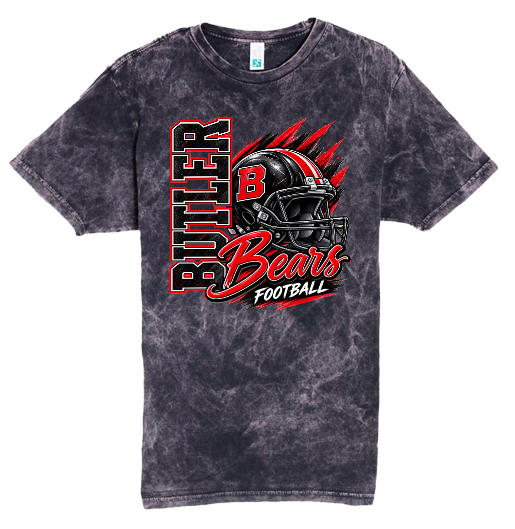 T-Shirt - Black Acid - Helmet Bears