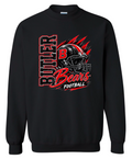 Crew Neck - Black - Helmet Bears