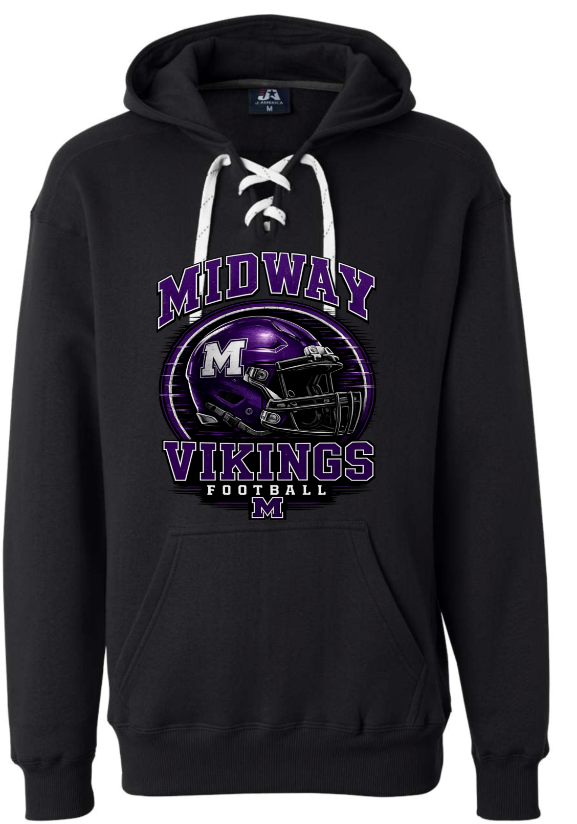Hoodie lace - Black - Helmet