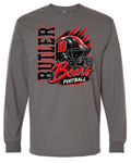 Long Sleeve - Charcoal - Helmet Bears
