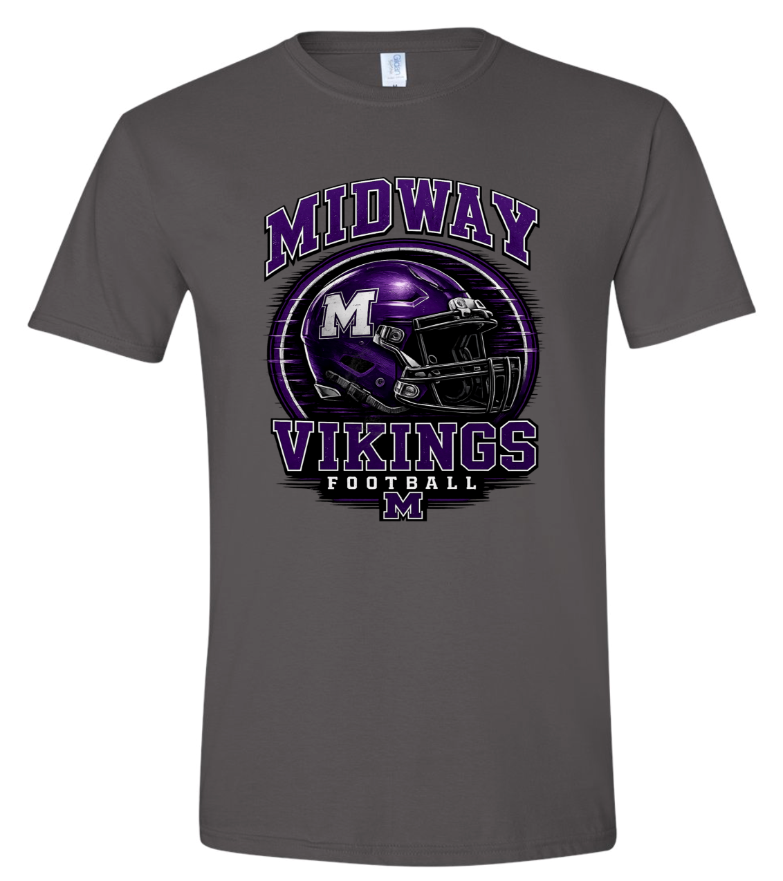T-Shirt - Charcoal - Helmet