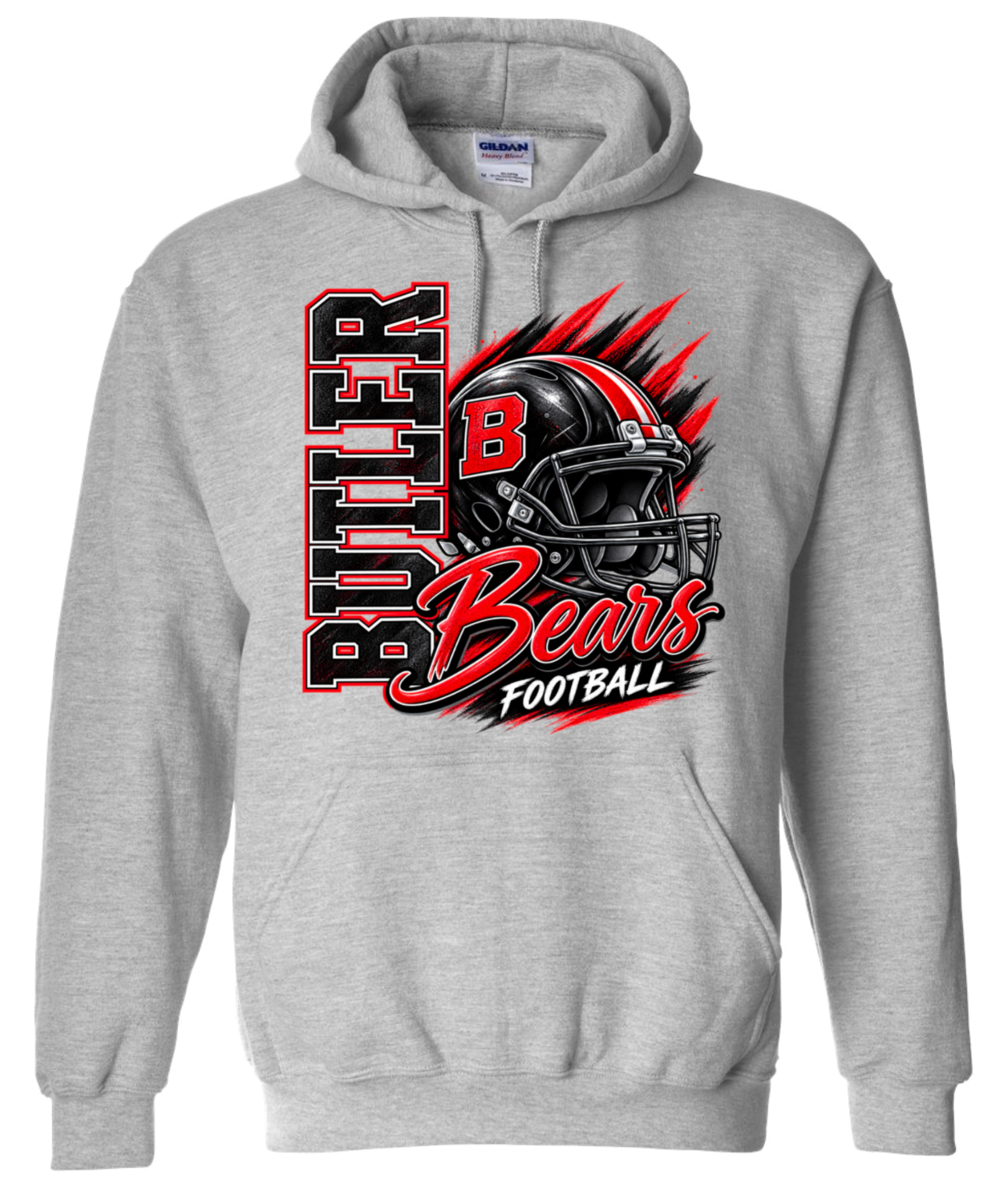Hoodie - Sport Grey - Helmet Bears