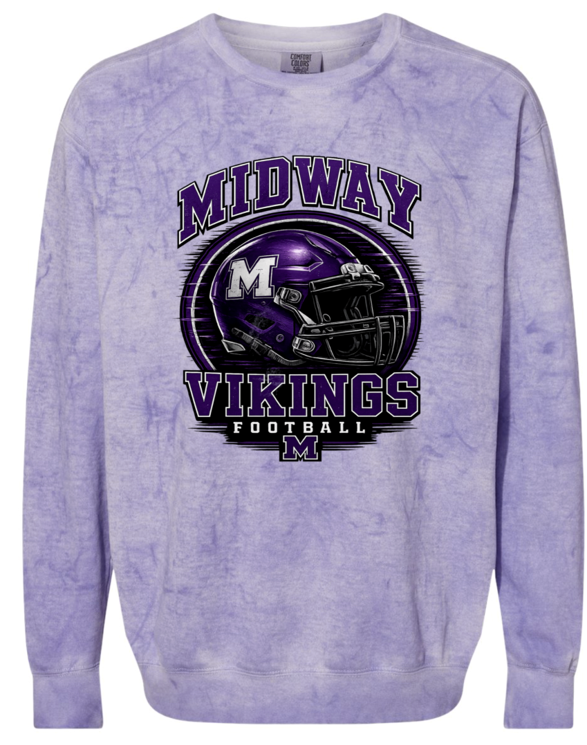 Crew Neck - Purple Smoke - Helmet
