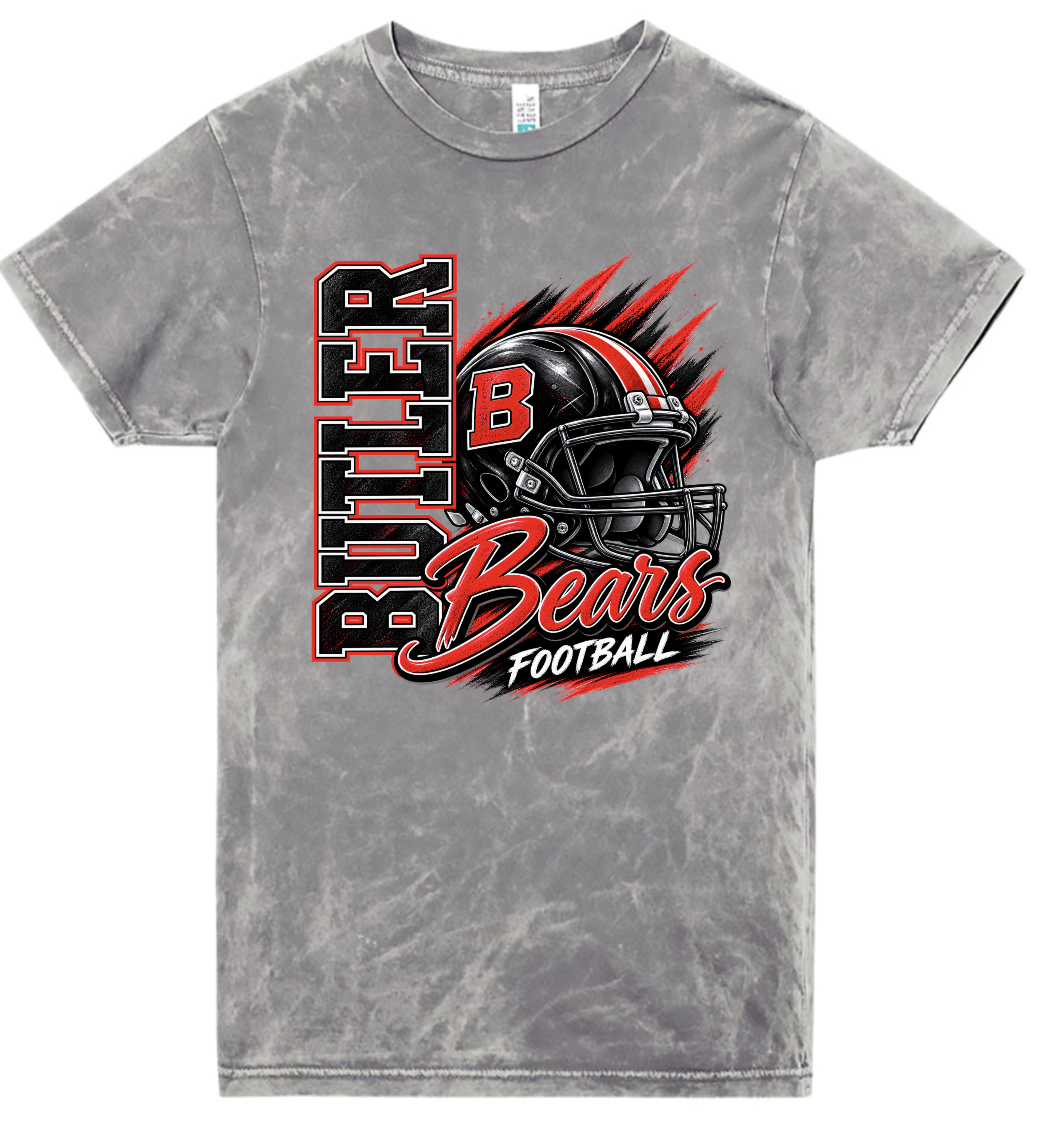 T-Shirt - Silver Acid - Helmet Bears
