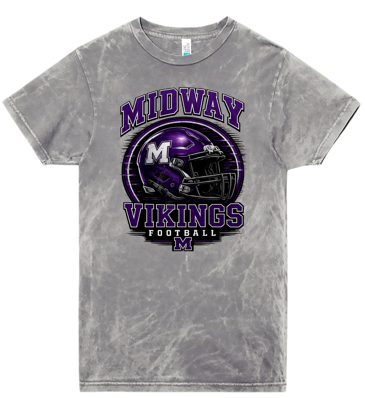 T-Shirt - Silver Acid - Helmet