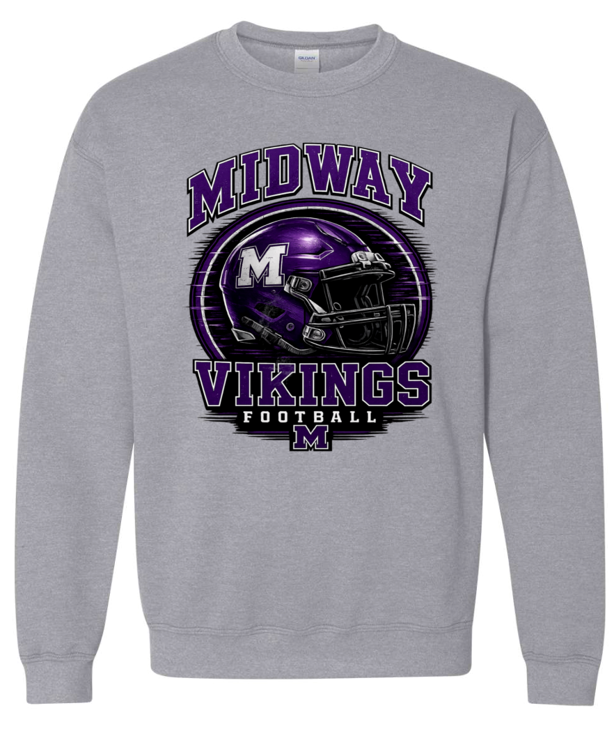 Crew Neck - Sport Grey - Helmet