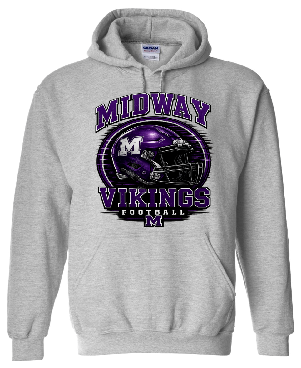 Hoodie - Sport Grey - Helmet