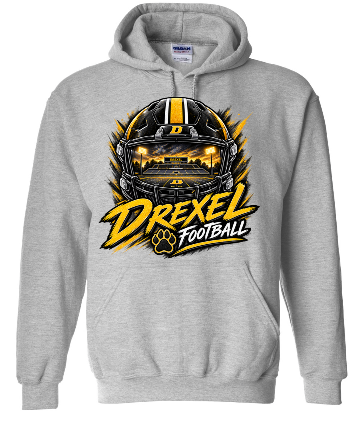 Hoodie - Sport Grey - Helmet Stadium