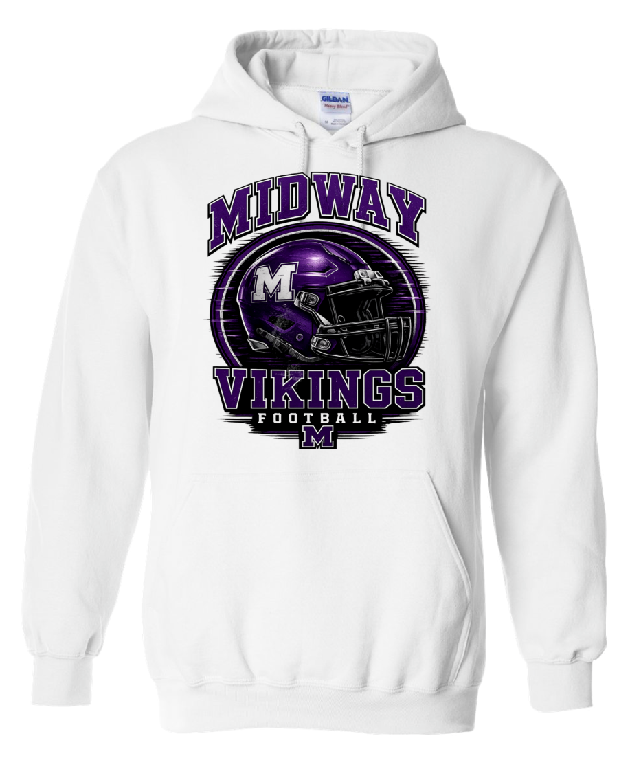 Hoodie - White - Helmet