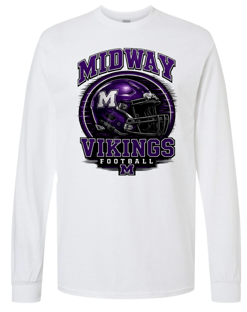 Long Sleeve - White - Helmet