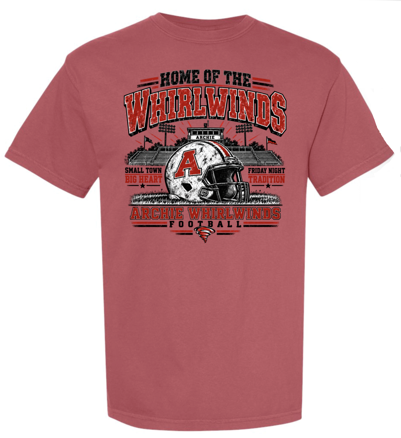 T-Shirt - Crimson - Home
