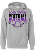 Hoodie Grey Lady Vikings 12