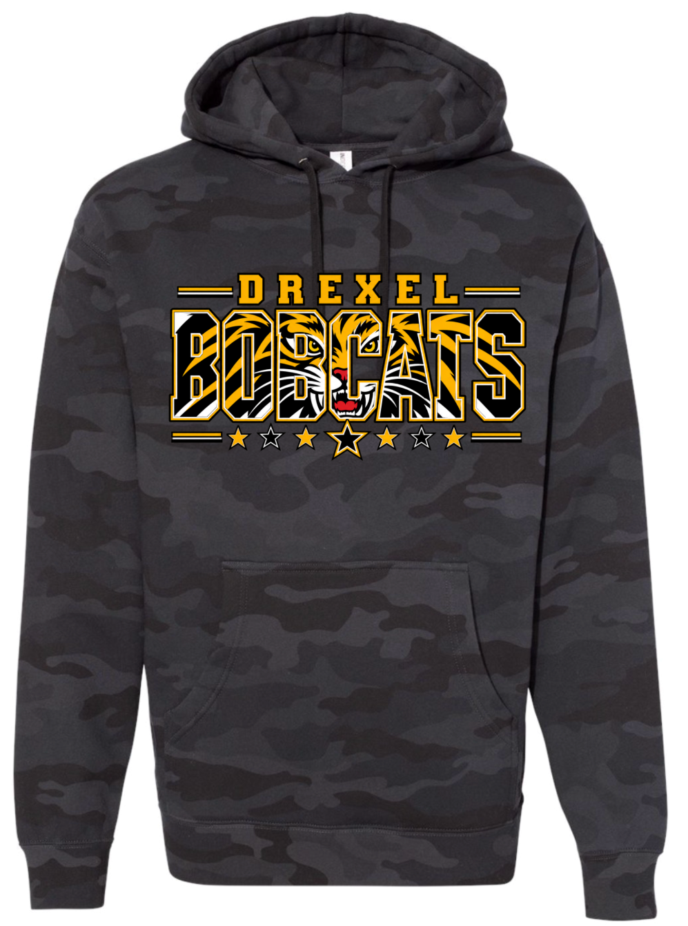 Hoodie - Black Camo - Inside