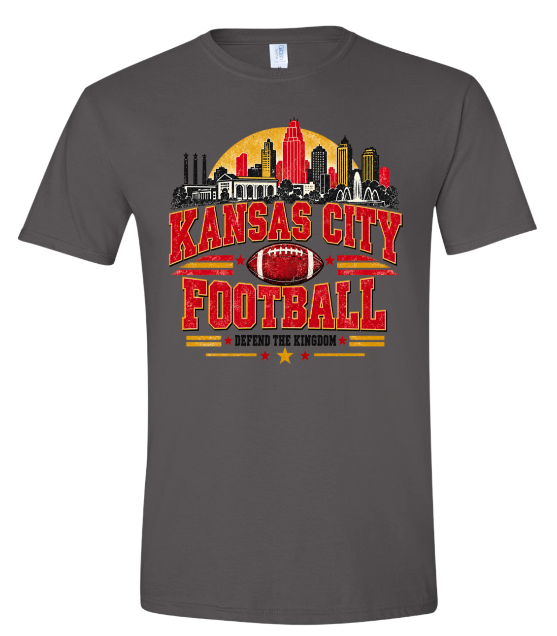 T-Shirt - Charcoal - KC Football