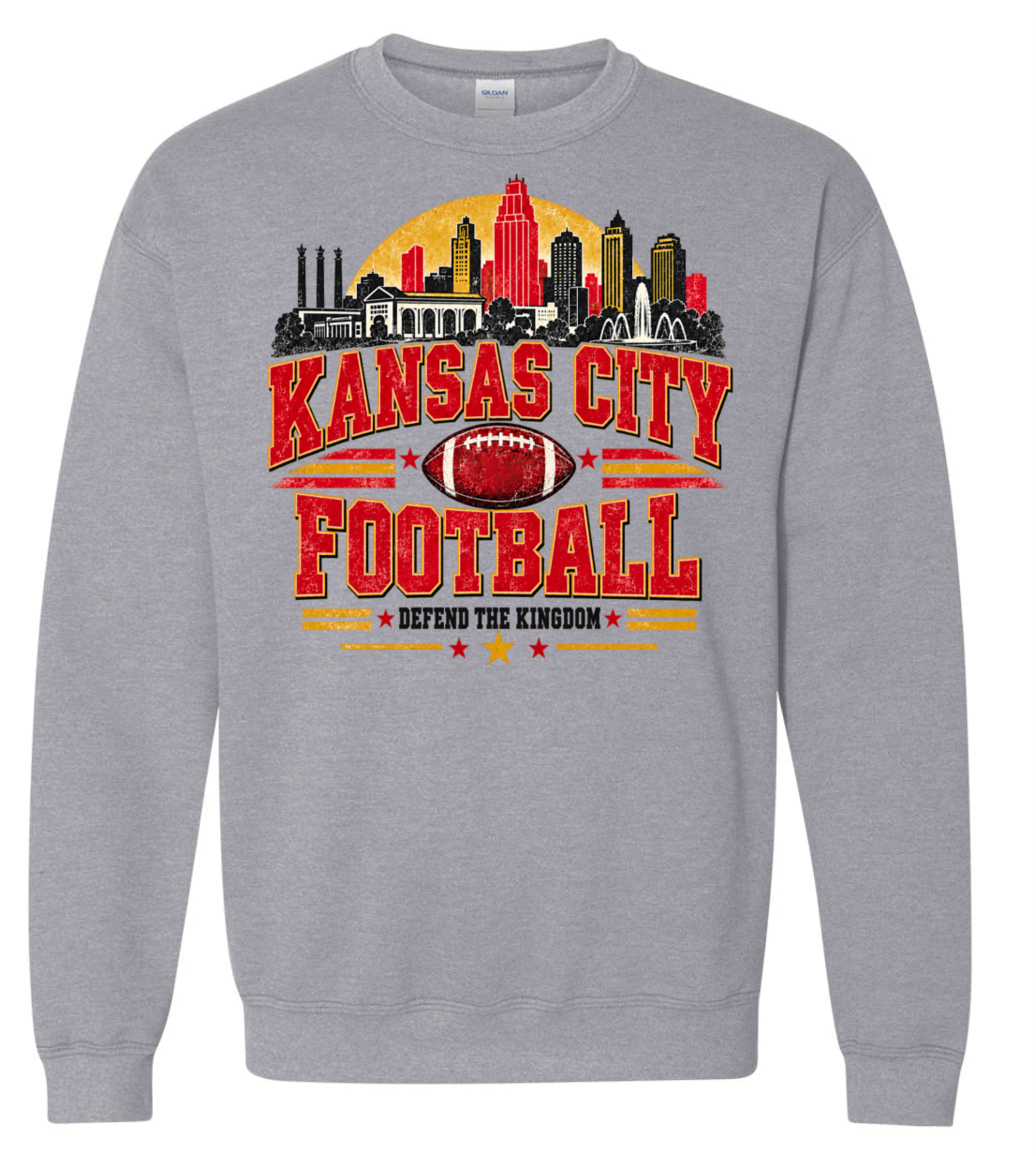 Crew Neck - Sport Grey - KC Football