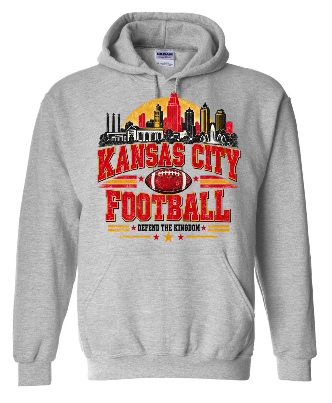 Hoodie - Sport Grey - KC Football