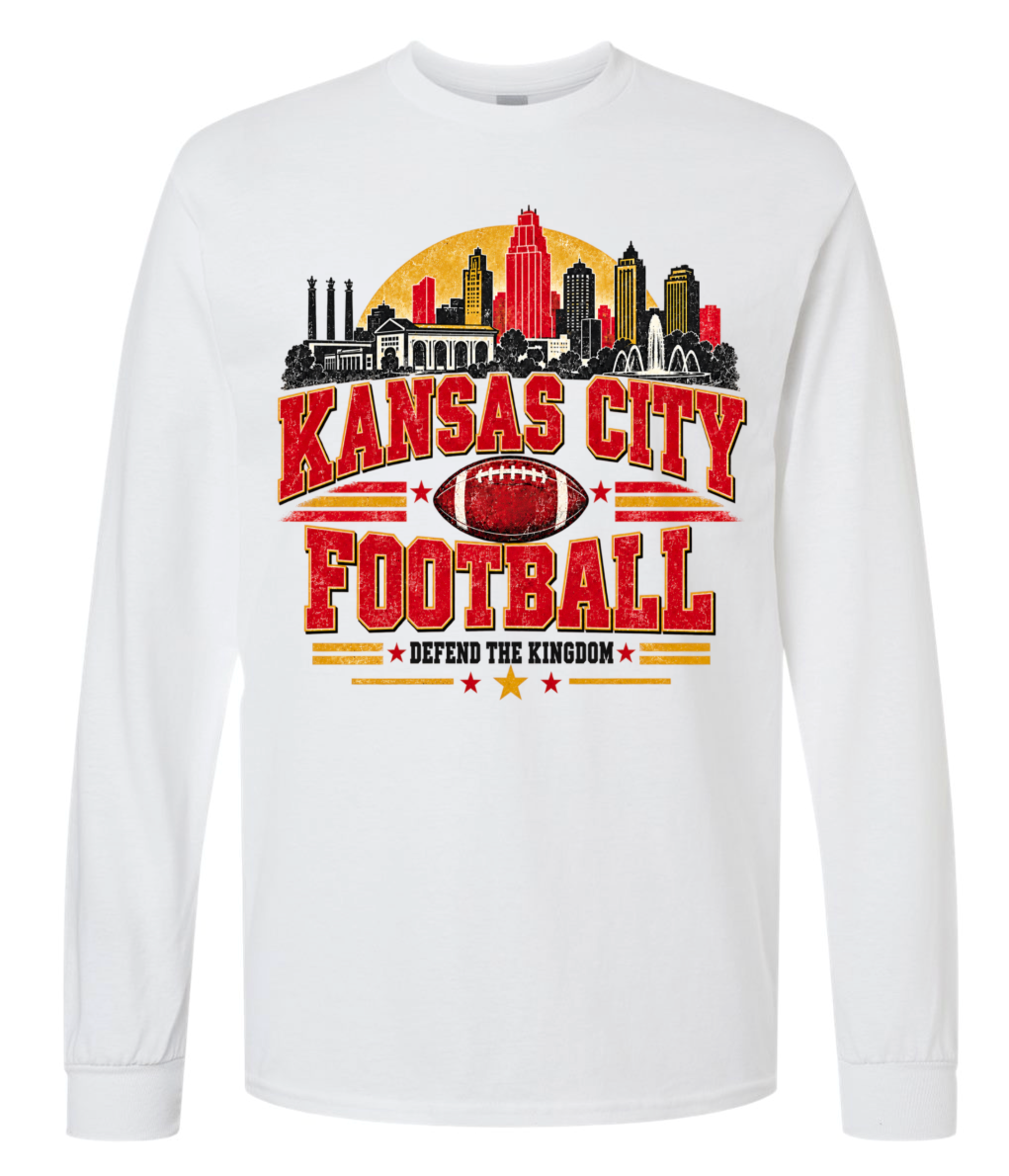 Long Sleeve - White - KC Football