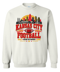 Crew Neck - White - KC Football