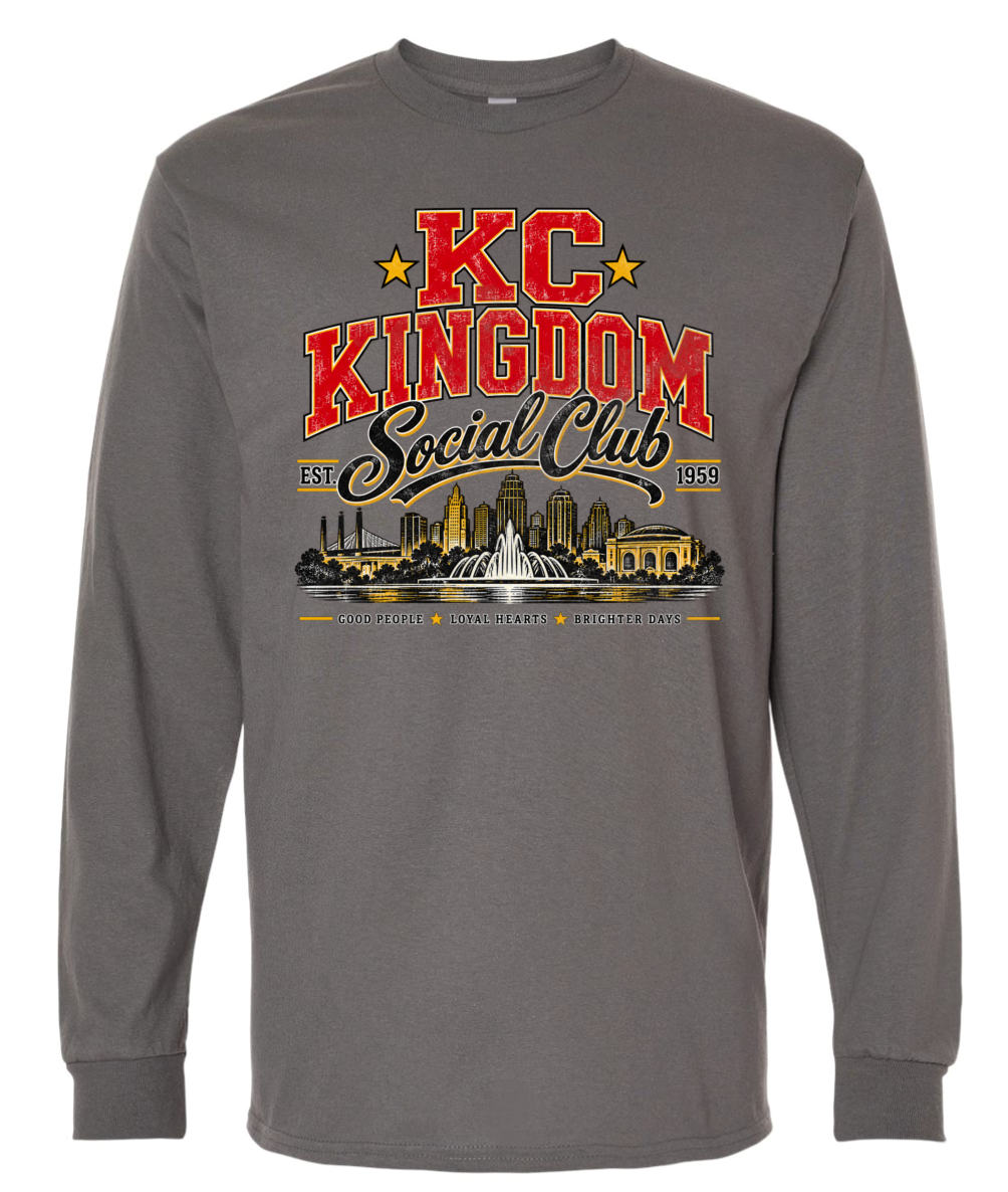 Long Sleeve - Charcoal - KC Kingdom