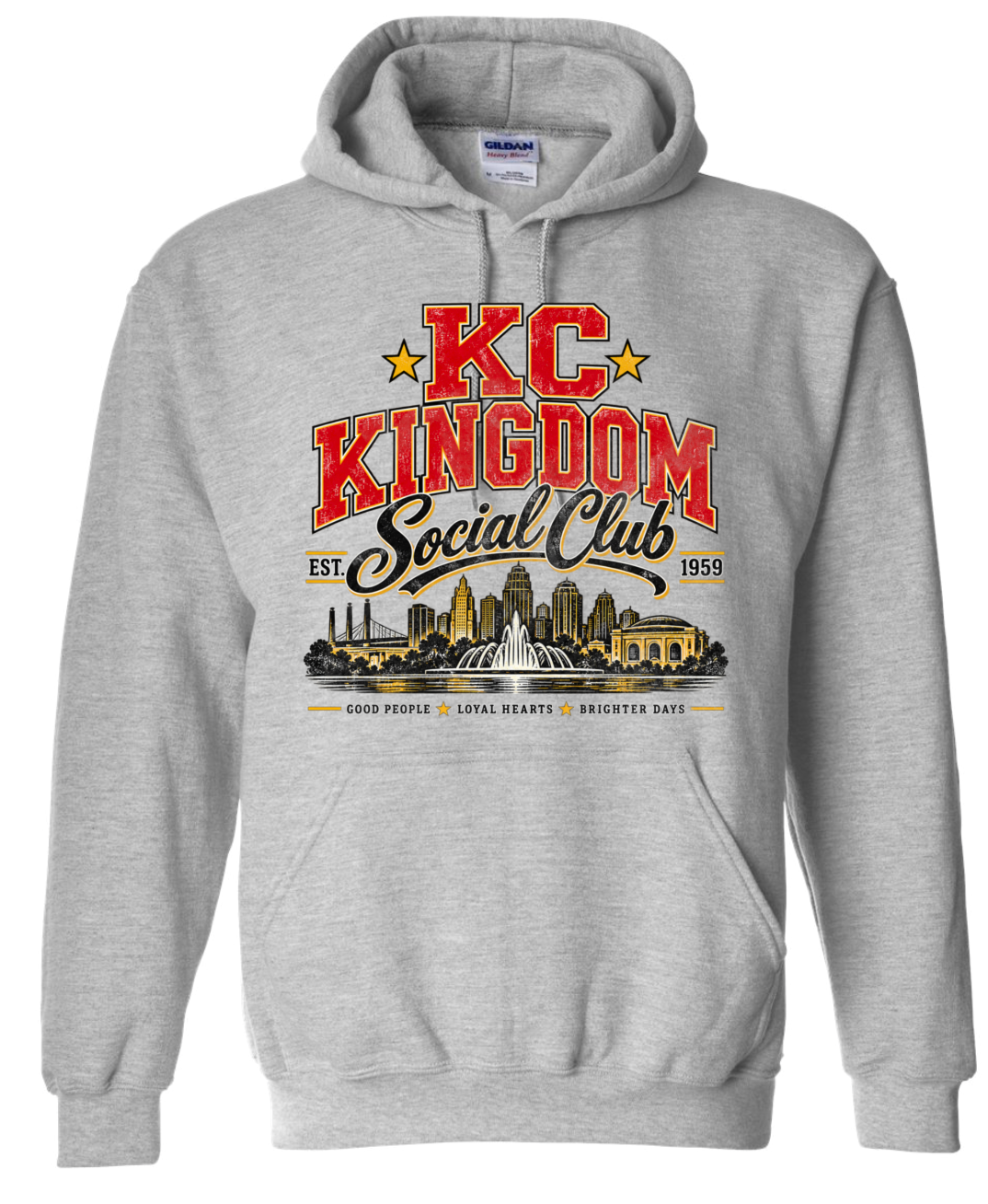 Hoodie - Sport Grey - KC Kingdom