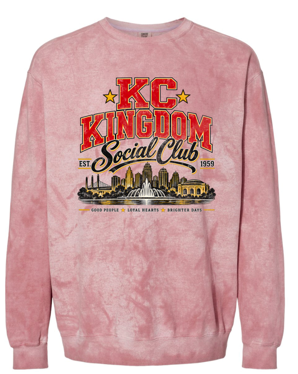 Crew Neck - Red Smoke - KC Kingdom