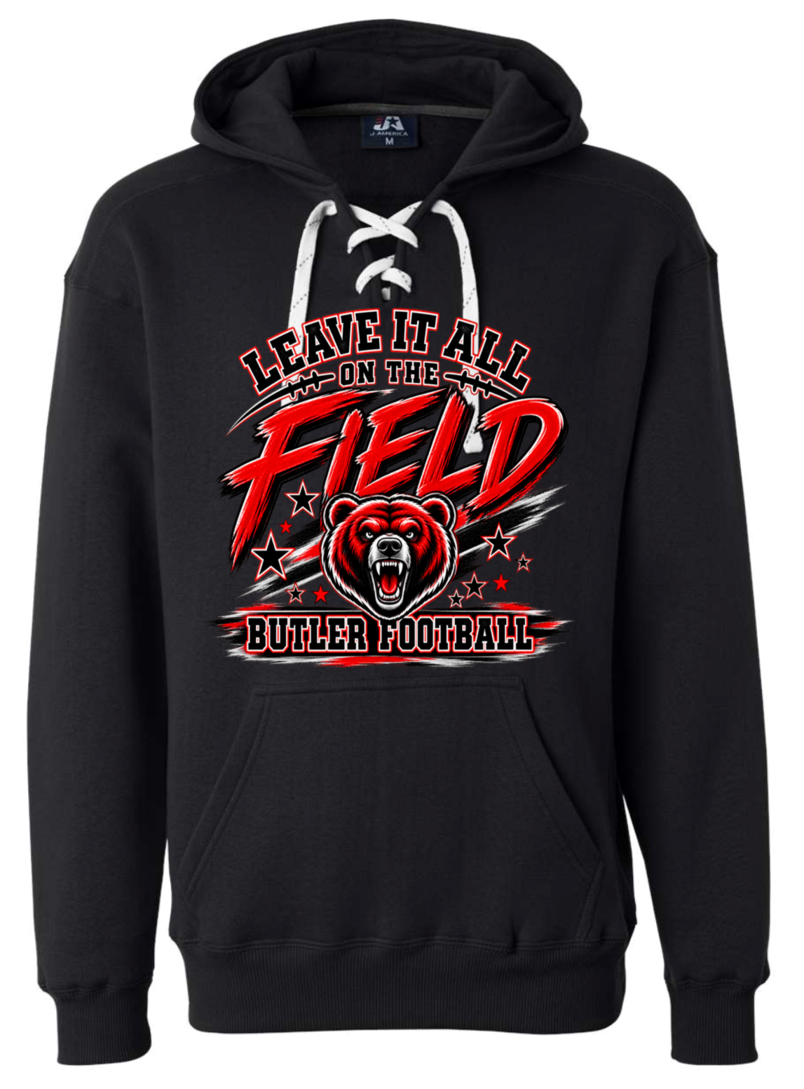 Hoodie lace - Black - Leave It