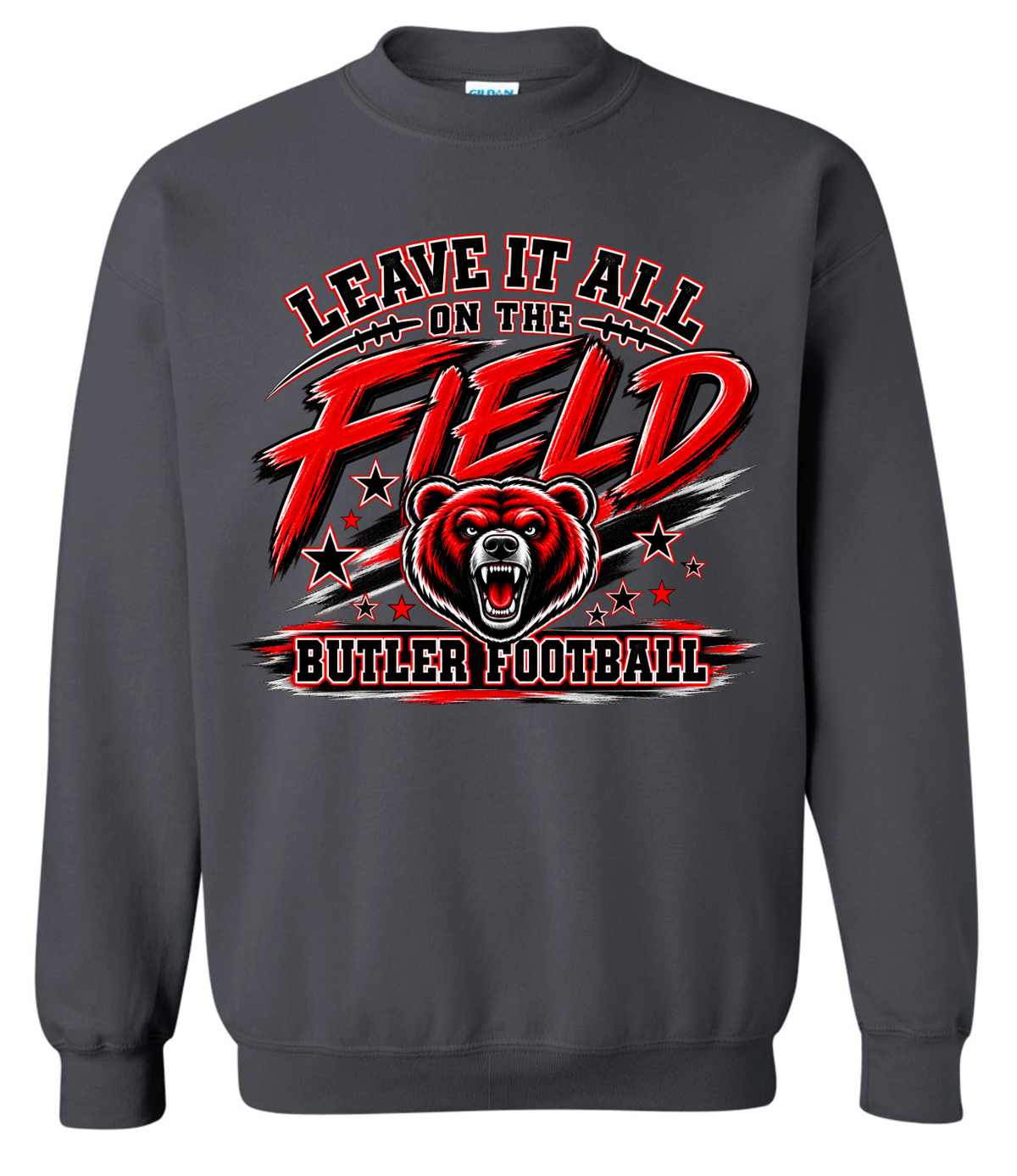 Crew Neck - Charcoal - Leave It
