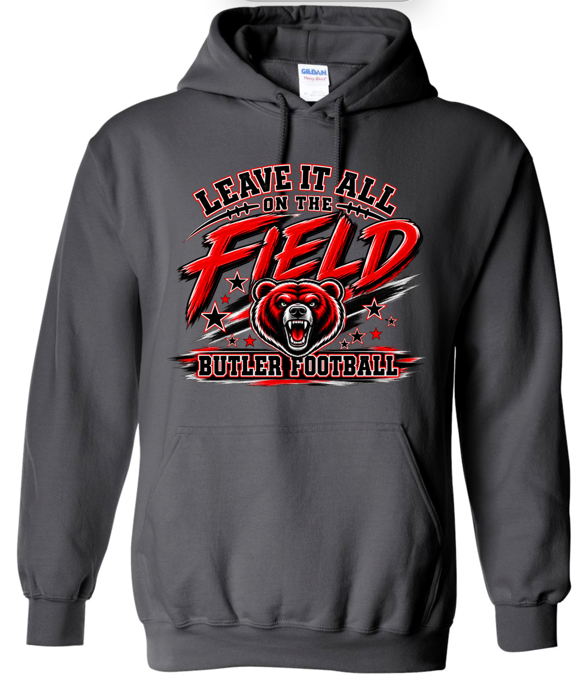 Hoodie - Charcoal - Leave It