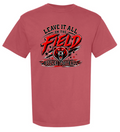 T-Shirt - Crimson - Leave It