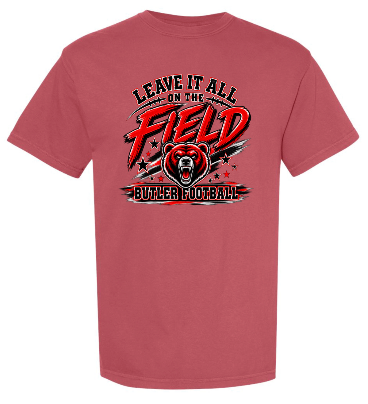 T-Shirt - Crimson - Leave It