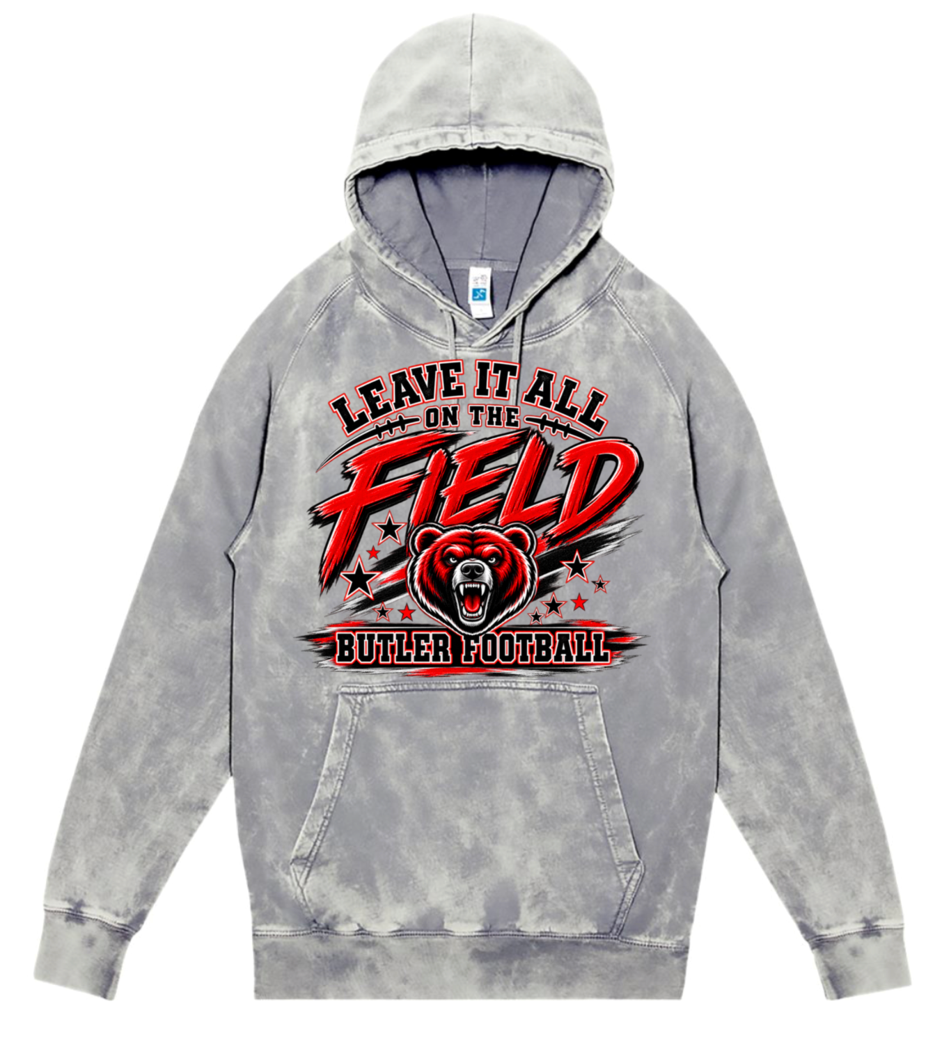 Hoodie - Silver Acid - Leave It
