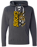 Hoodie lace - Charcoal - Lg Face
