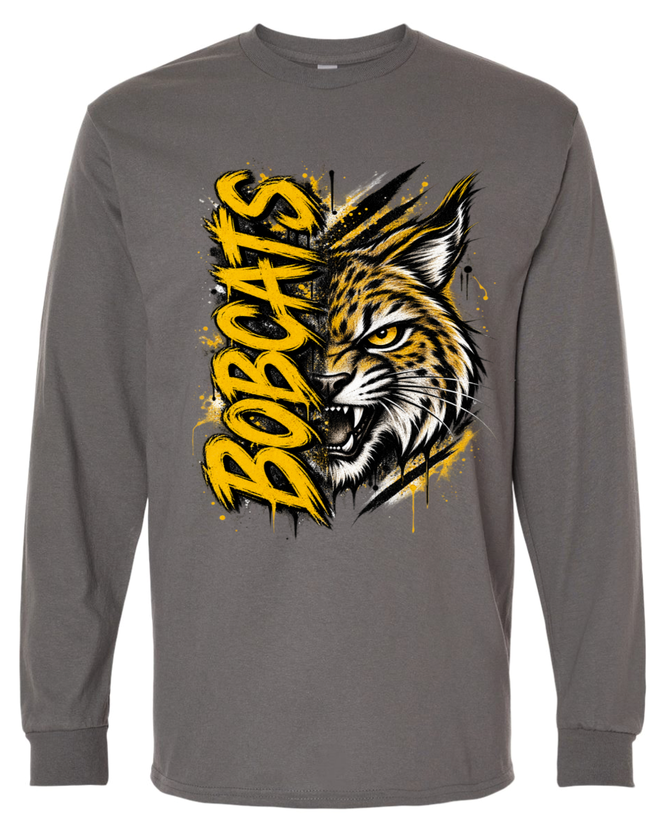 Long Sleeve - Charcoal - Lg Face