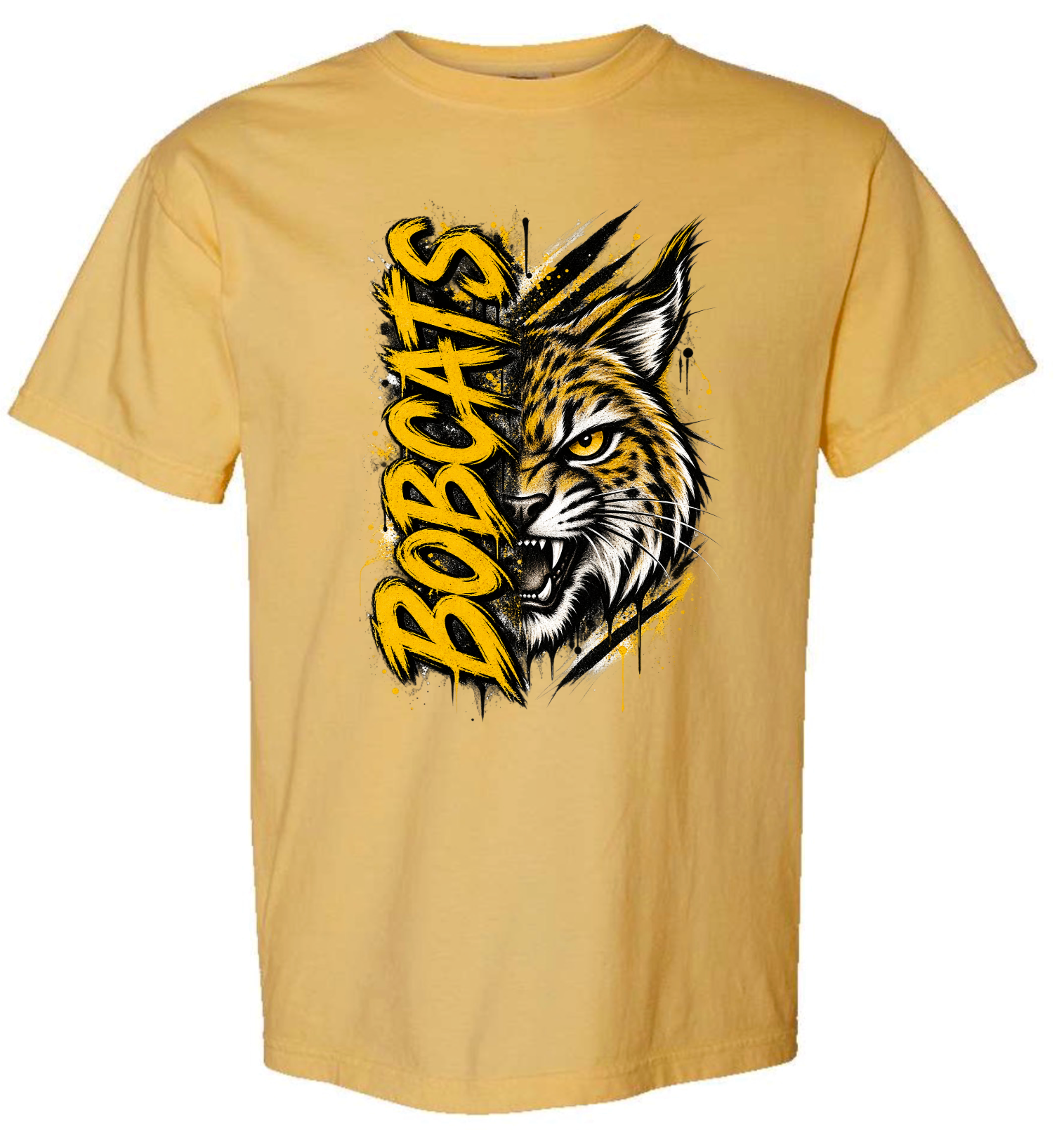 T-Shirt - Mustard - Lg Face