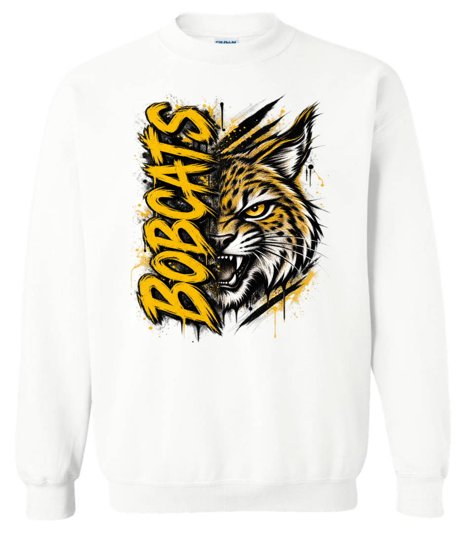 Crew Neck - White - Lg Face