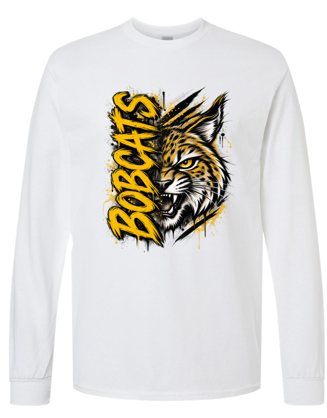 Long Sleeve - White - Lg Face