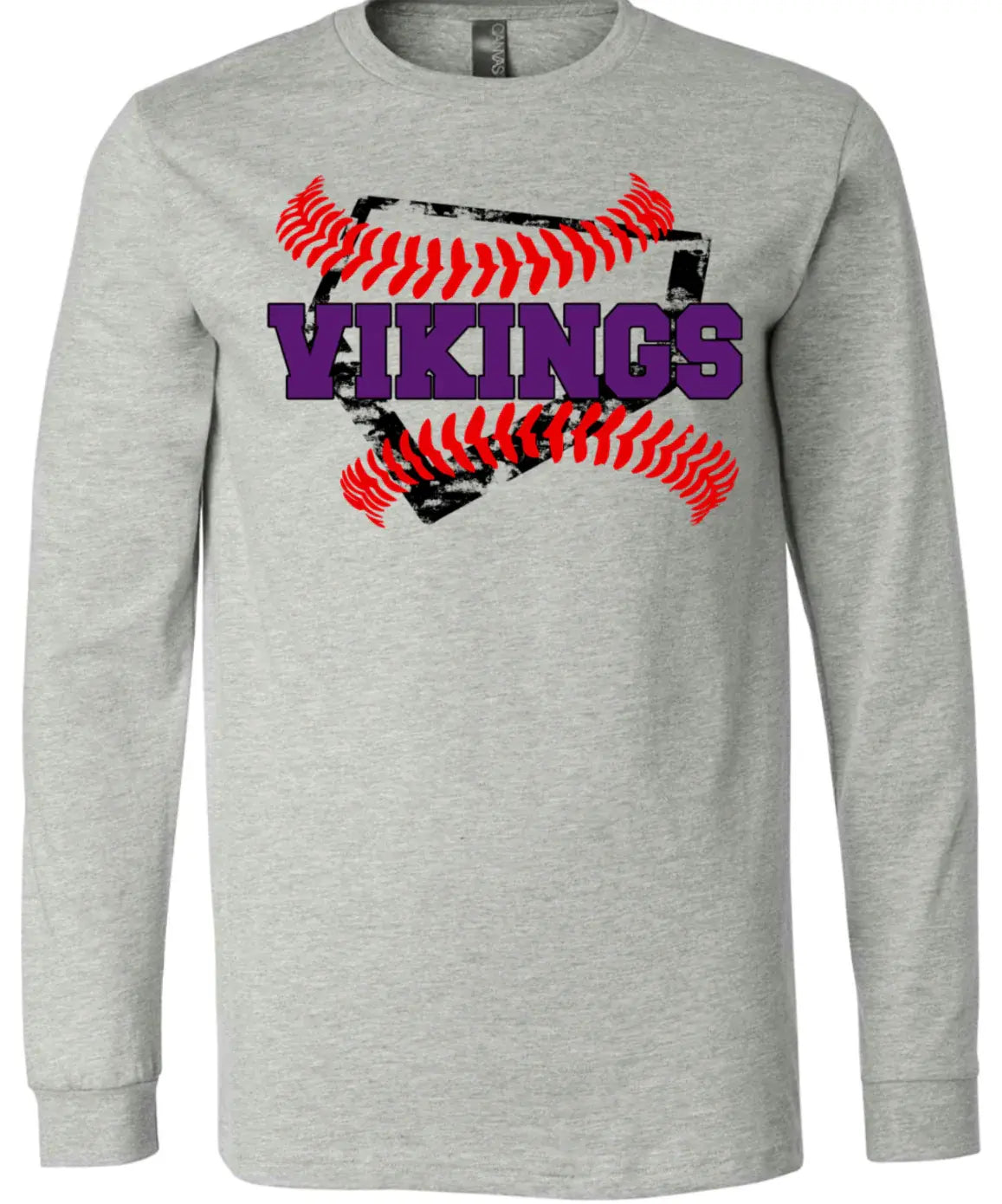 Long Sleeve Grey Viking Base Stitch 5
