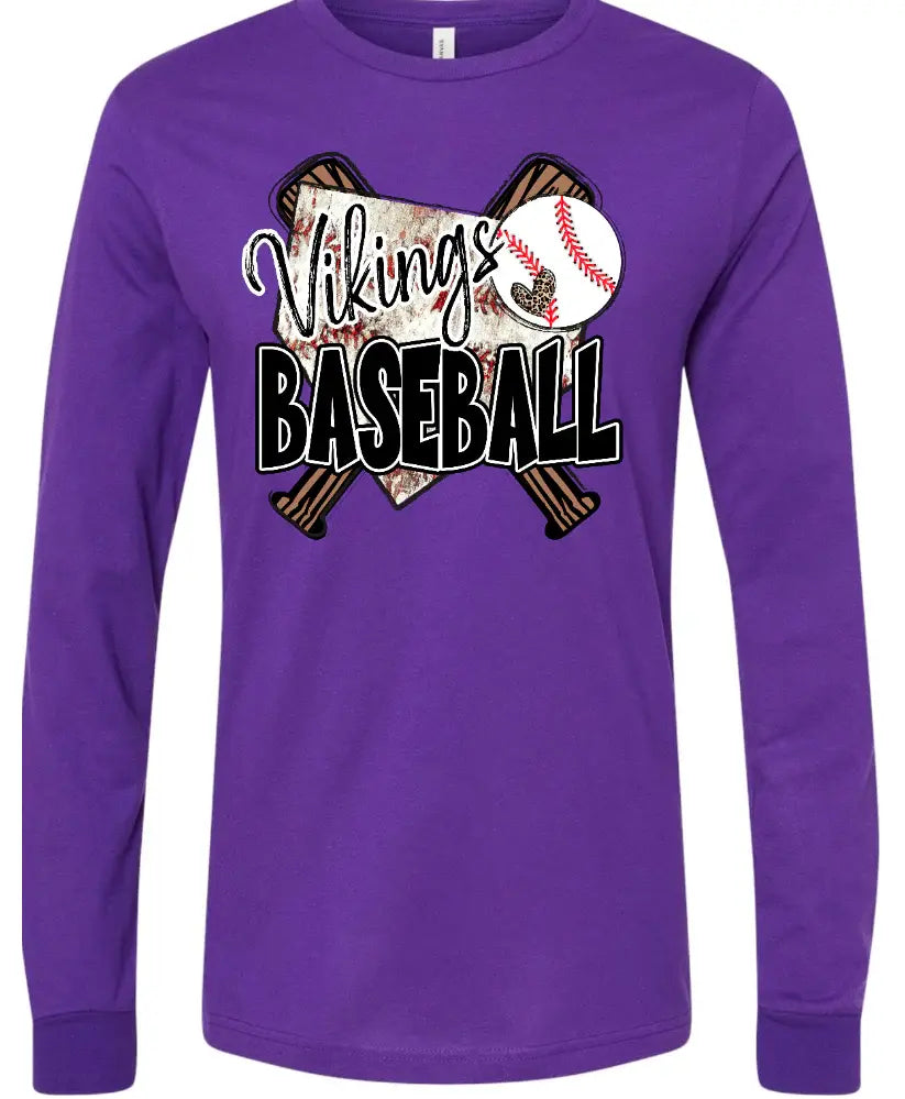 Long Sleeve Puple Base/Bat Viking 5