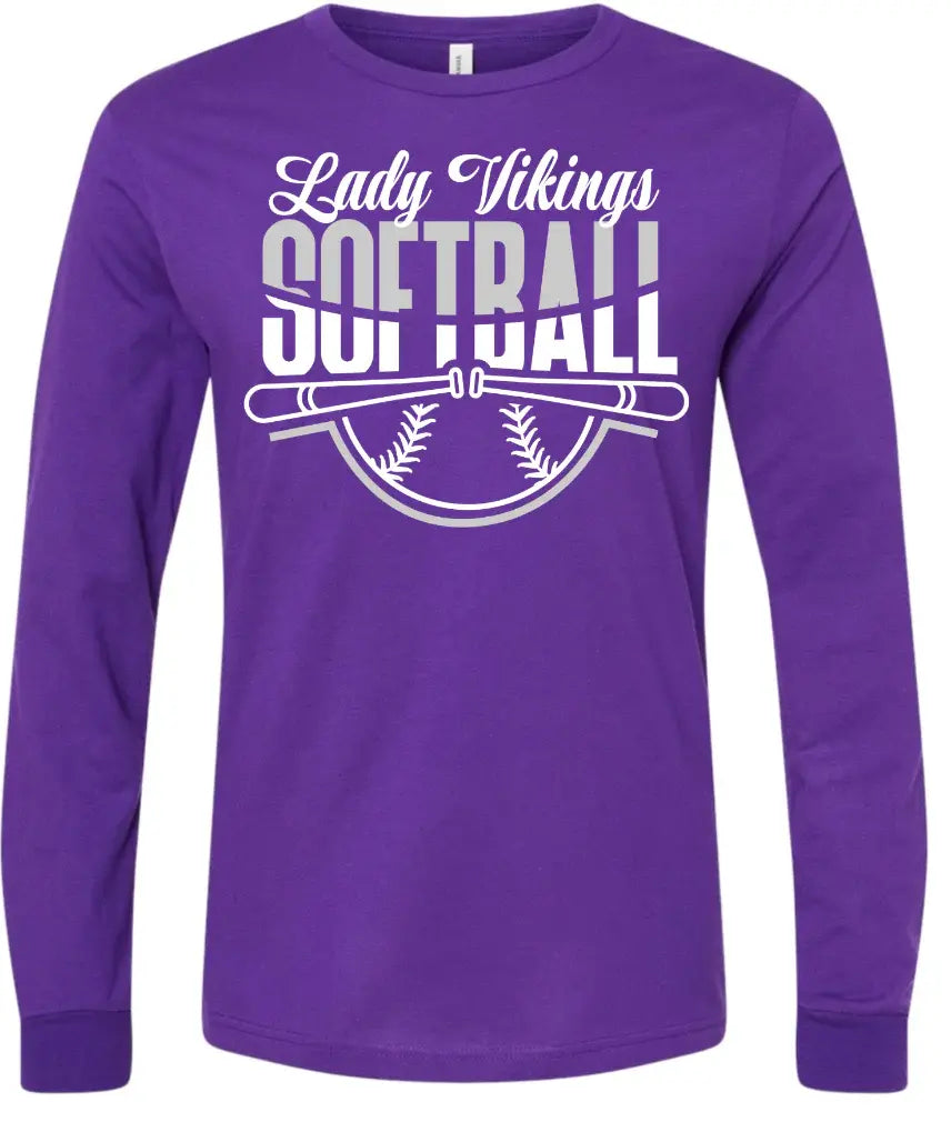 Long Sleeve Purple Lady Vikings 2