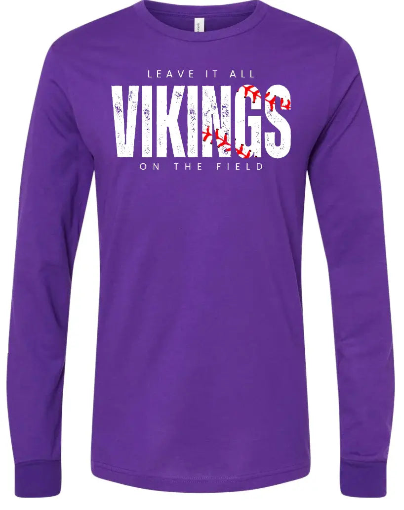 Long Sleeve Purple Leave It On The Field 6