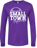 Long Sleeve Purple Small Town 9