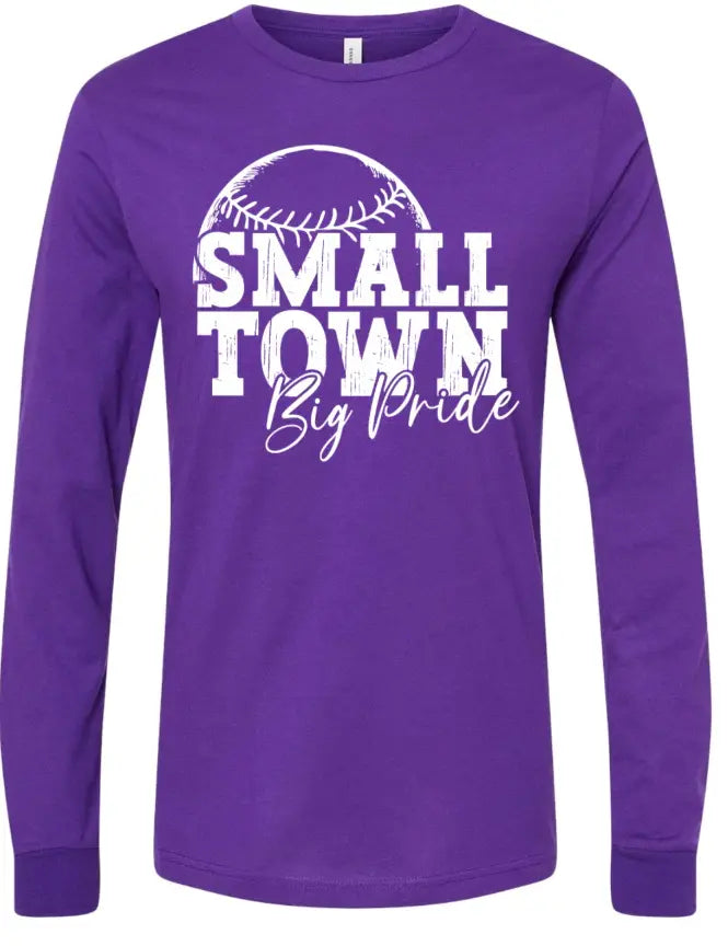 Long Sleeve Purple Small Town 9