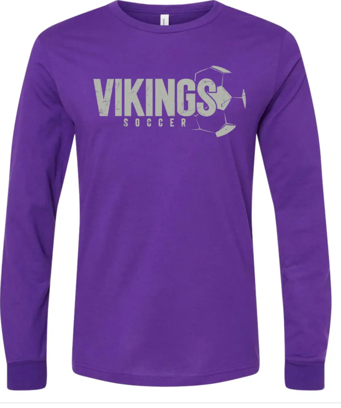 Long Sleeve Purple Viking Soccer Right 8