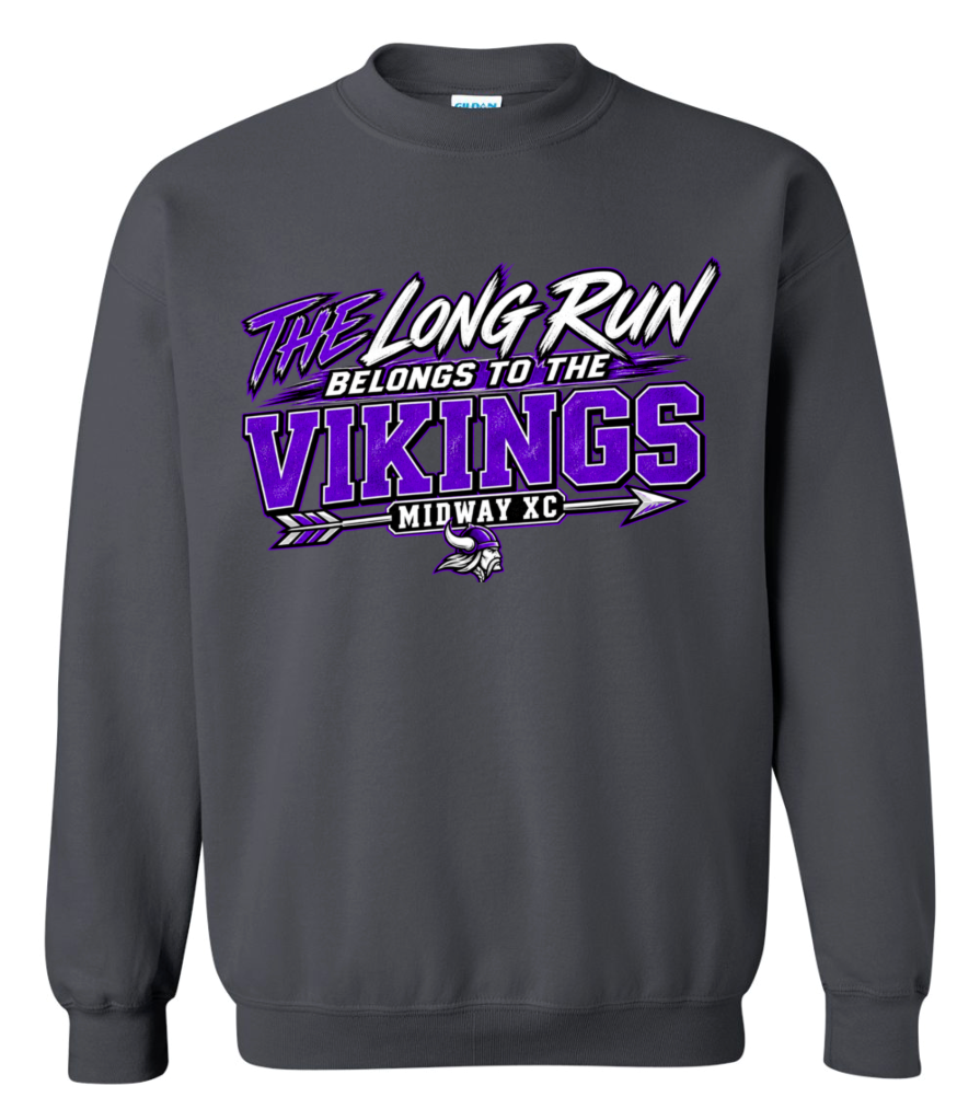 Crew Neck - Charcoal - Long