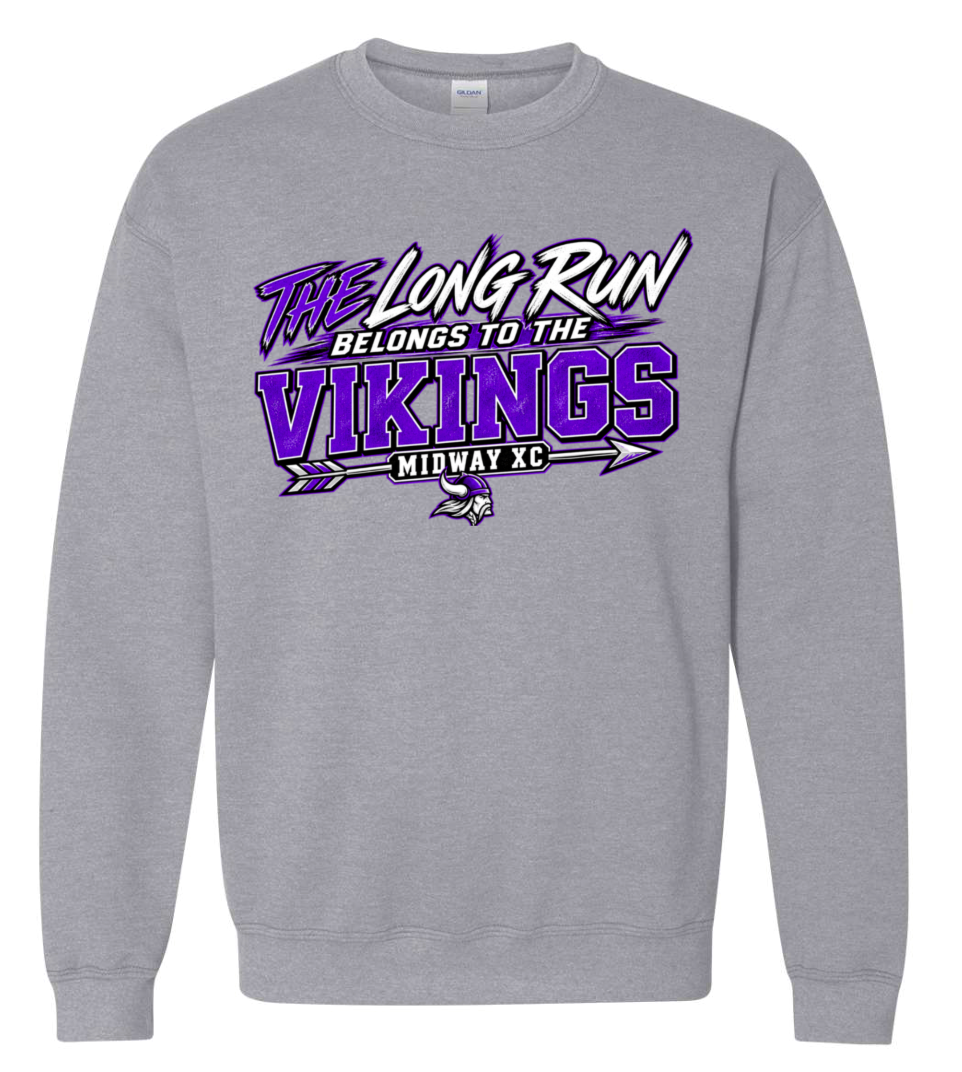 Crew Neck - Sport Grey - Long