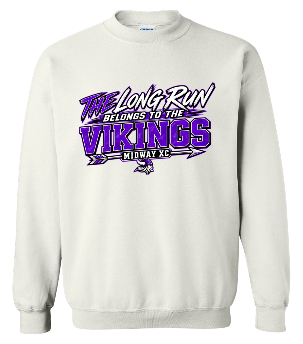 Crew Neck - White - Long